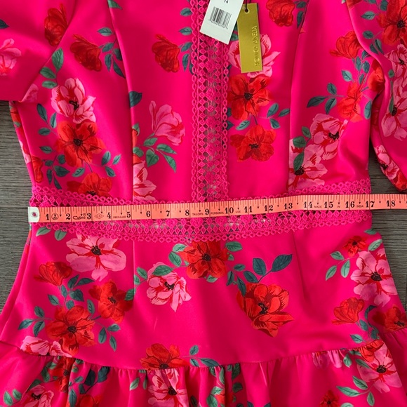 Alexia Admor Pink Floral Mini Dress - Picture 8 of 11